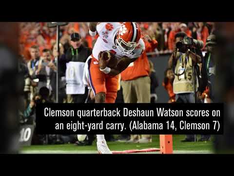 Clemson quarterback Deshaun Watson gets a second chance at Alabama