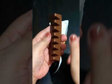 Opening Mini Toblerone Milk Chocolate Bar ASMR 😋