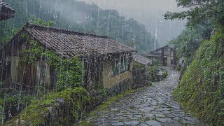 Download lagu Rain Sounds for Sleep - Fall Asleep in 3 Minutes with Heavy Rain and Thunder on Roof in Forest mp3
