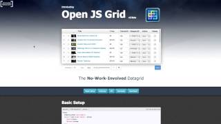 OpenJS Grid v2 - Awesome jQuery Data Table