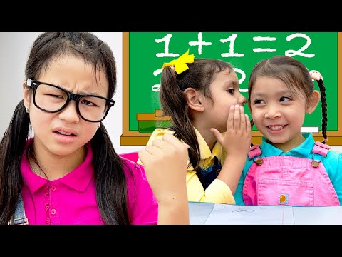 Jannie Help Ellie and Maddie Learn New Things| New Funny Stories for Kids