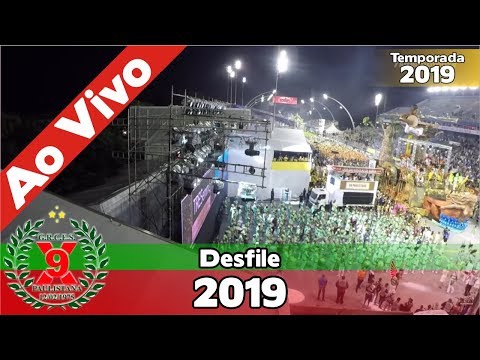 X9 Paulistana 2019 - Bateria no desfile oficial - Apoteose Visita SP - #Aud19