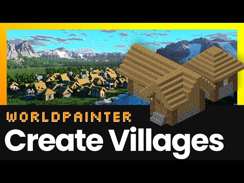 How To Generate Villages with Worldpainter