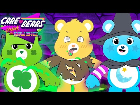 Care Bears Halloween Special - Monster Dance! | Halloween Songs For Kids | NEW Unlock The Music