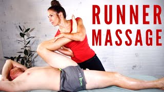 Recover like a Pro! This Sports Massage for runners will help muscles recovery lightening fast