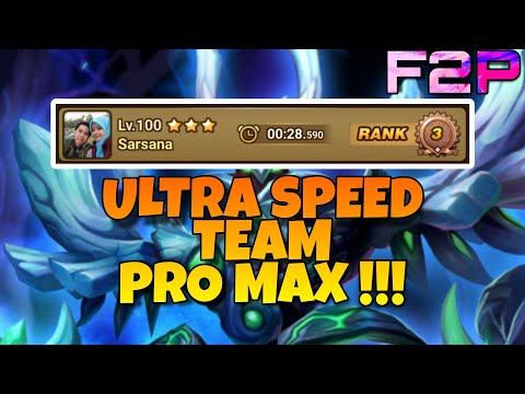 I DID IT - RANK 3 - THANKS !!! ELLUNIA LV5 SPEED TEAM PRO MAX SUMMONERS WAR