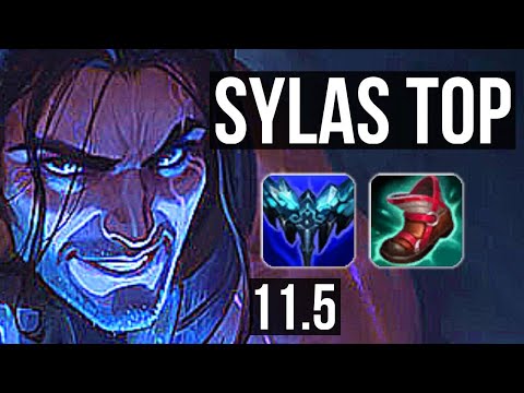 SYLAS vs SHEN (TOP) | 72% winrate, 3/1/9 | EUW Grandmaster | v11.5