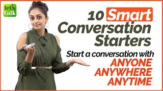 10 Smart English Conversation Starters to start a conversation with strangers? | English Speaking