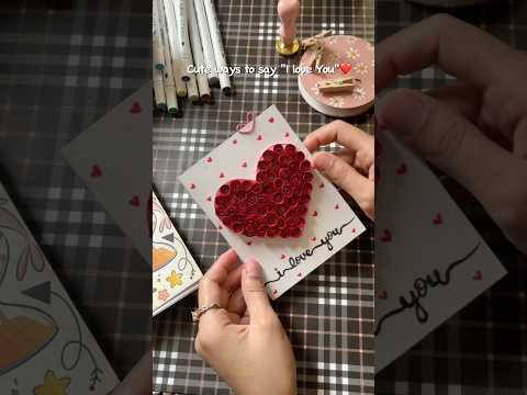 Cute Card Ideas💕#diy #papercraft #love #papercraft #foryou