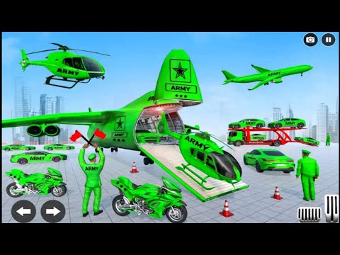 US Army Vehicle Transporter Truck Simulator:Army Game Android Gameplay