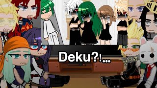 Pro heroes, LOV, Parents react to “what happened to deku?” || mha/bnha || Gacha club/life ||