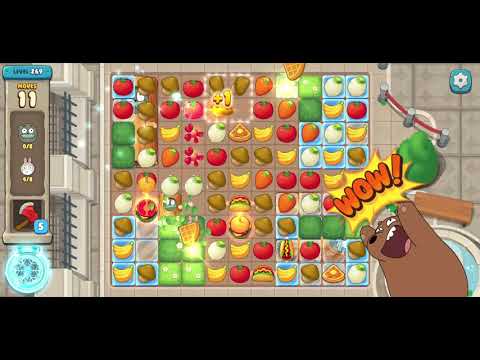 We Bare Bears Match3 Repairs Level 269 - No Boosters