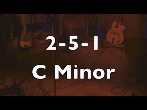 C Minor 2-5-1 Jazz Practice Backing Track (Medium Swing)