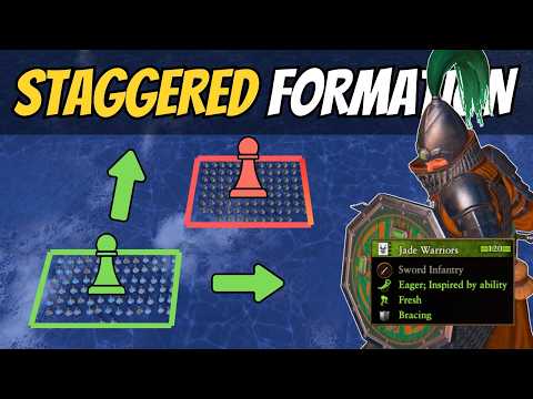 Why STAGGEGERED LINE is My New Favorite FORMATION? (Battle Tactics Guide) | Total War Warhammer 3