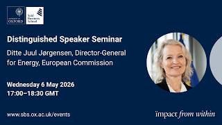 Distinguished Speaker Seminar - Ditte Juul Jørgensen