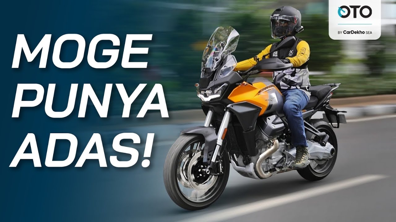 NGEGAS PERTAMA MOTO GUZZI STELVIO, PUNYA FITUR RADAR DAN DESAIN MODERN