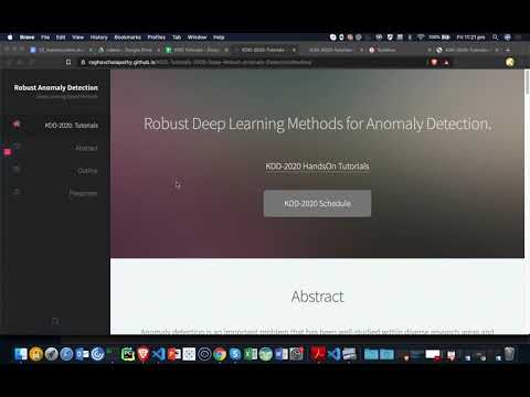 KDD 2020 tutorial part 1