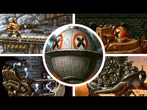 Metal Slug 2 - All Bosses Level 8 [Arcade] [No Damage]