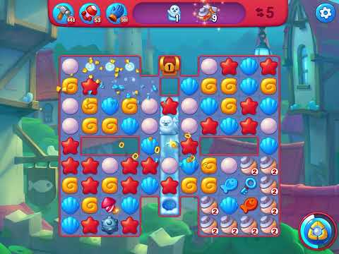 Fishdom Hard level 7171 no boosters フィッシュダム ハード [Friend's]