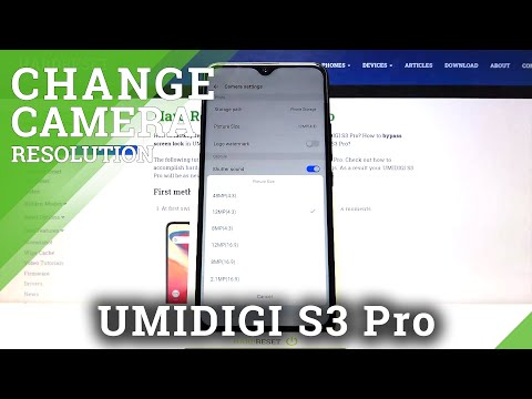 How to Change Photo Size in UMIDIGI S3 Pro – Choose Another Photo Perimeters