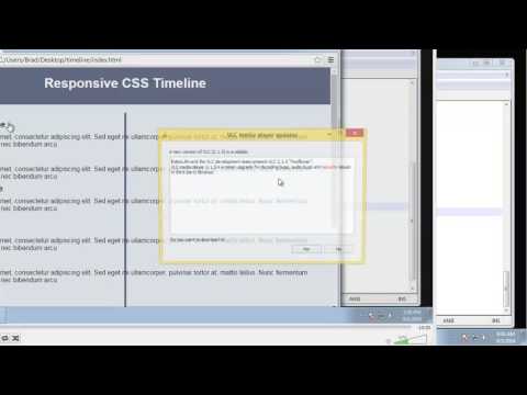 Learn to design a CSS3 timeline - Part 5