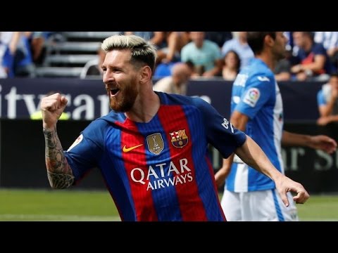 TODOS LOS GOLES  BARCELONA VS DEP CORUÑA GOLEADA 4-0 GOL DE MESSI 15 OCT 2016