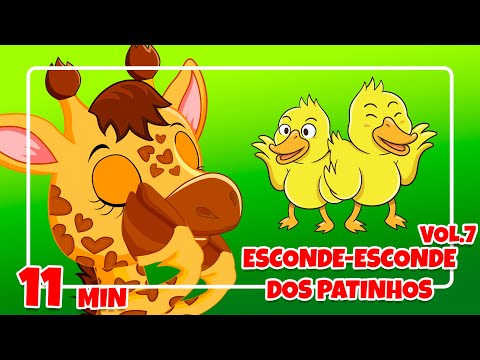 Esconde-esconde dos Patinhos Vol. 7 - Giramille 11 min | Desenho Animado Musical
