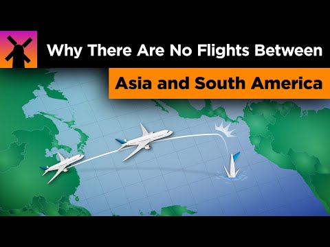 你知道原來東亞和南美之間沒有直飛班機嗎？到底是為什麼呢！ (Why There Are NO Flights Between East Asia & South America)