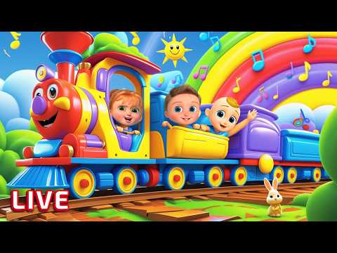 Yes Yes Playground Pretend Play with Toy Train! – Outdoor Playground Story for Kids