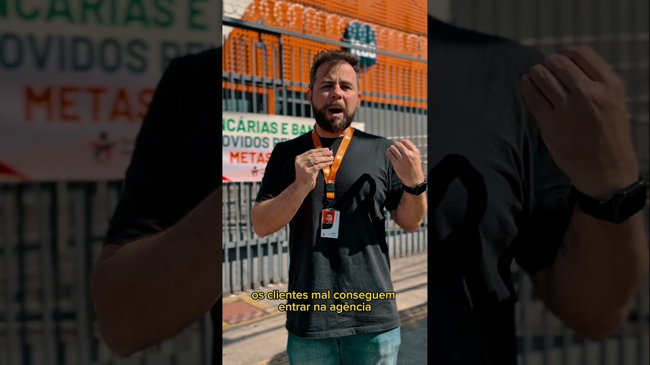 Clientes reclamam do descaso do Itaú na zona leste de São Paulo#bancarios