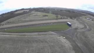 preview picture of video 'Quadcopter flight around B & A Country park, Lyne of Skene'
