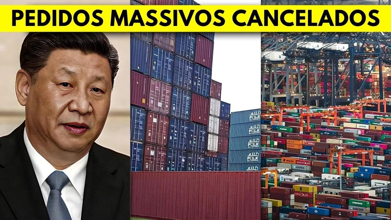 Caos na China: Economia à Beira da Falência com Cancelamento de Grandes Pedidos dos EUA