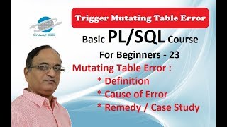Mutating Trigger in Oracle - Mutating Table in Oracle - Mutating Table Error in Oracle Trigger