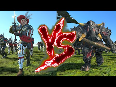 Greatswords VS Black Orcs. Total War Warhammer 3
