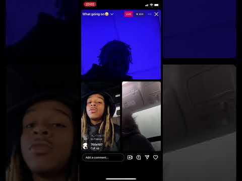Cblu and MillyWop live video