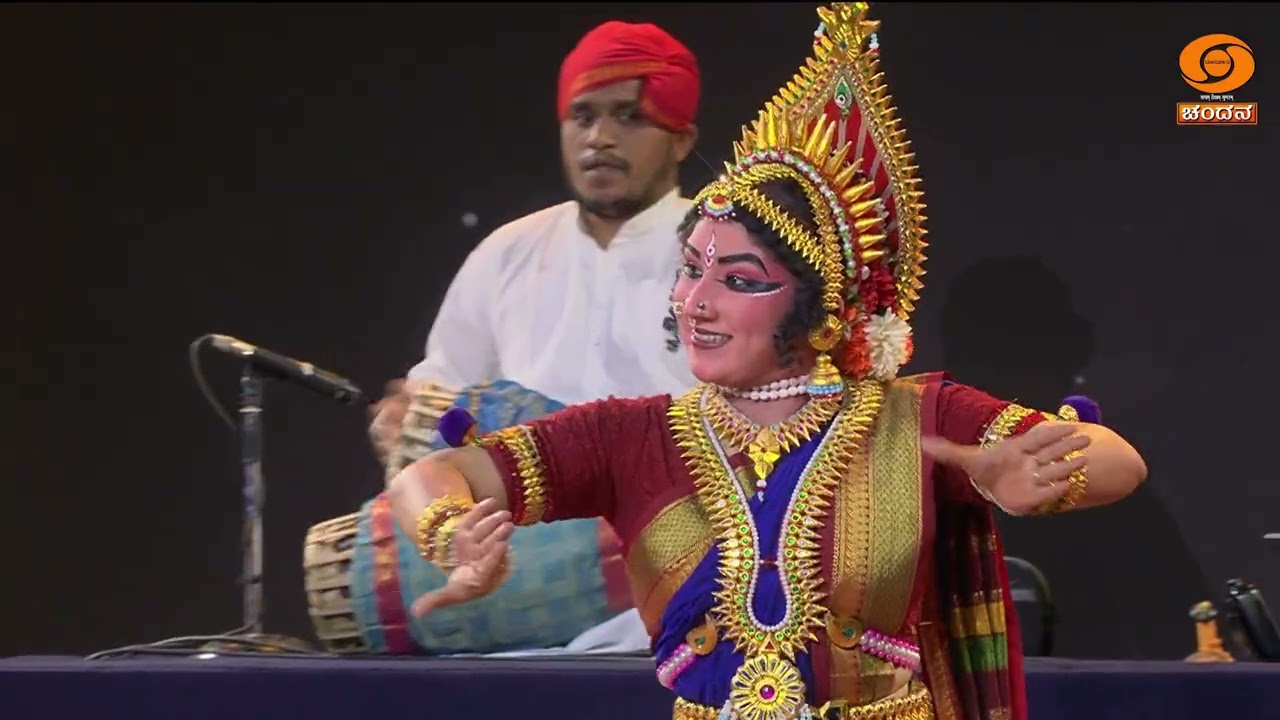 Drama | Yakshagana | folk | ಯಕ್ಷಗಾನ - mahishasuramardhini | 15.10.2026 | DD Chandana