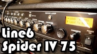 Video thumbnail for Line 6 Spider IV 75 Sound Demo by MmasterChanel