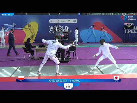 Sirius Epee 2022, ME Ind T64 Kano JPN - Antkiewicz POL
