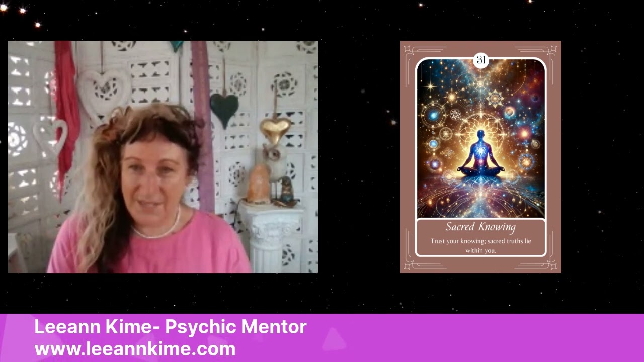 Card 31: Sacred Knowing - Leeann Kime | Psychic Mentor