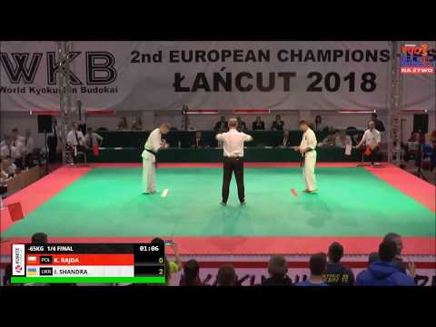 Igor Shandra - Konrad Rajda. 2nd European Weight Kategory Karate Championship. 1/4 Final -65kg.