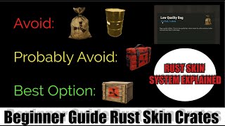 [2022] Skins in Rust EXPLAINED How to craft skin crates and beginner guide to rust skins