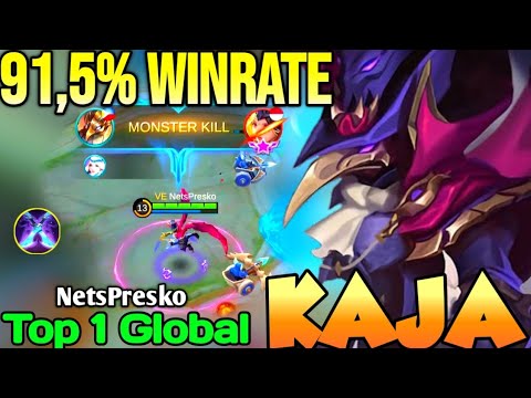 KAJA BEST BUILD IN 2021 | TOP 1 GLOBAL KAJA NetsPresko - MOBILE LEGENDS