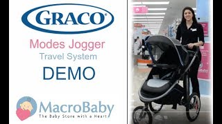 Graco Jogger Modes Travel System - Stroller Demo | MacroBaby