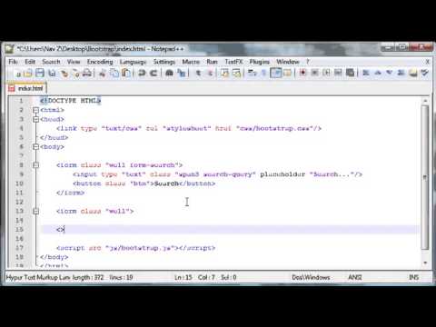 Twitter Bootstrap Tutorial 3   In line & Search Form