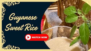 Happy Krishna Janmashtami! | Sweet Rice Recipe