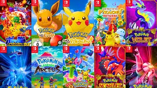 Top 11 Best POKEMON Games on NINTENDO SWITCH You Need To Play !