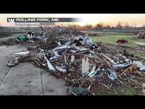Tornado Damage - Storm Outbreak - Rolling Fork Mississippi - March 24