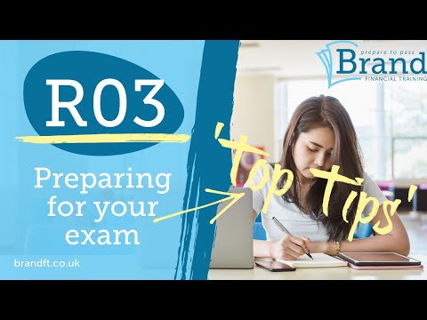 Help preparing for your R03 exam - Study Top Tips