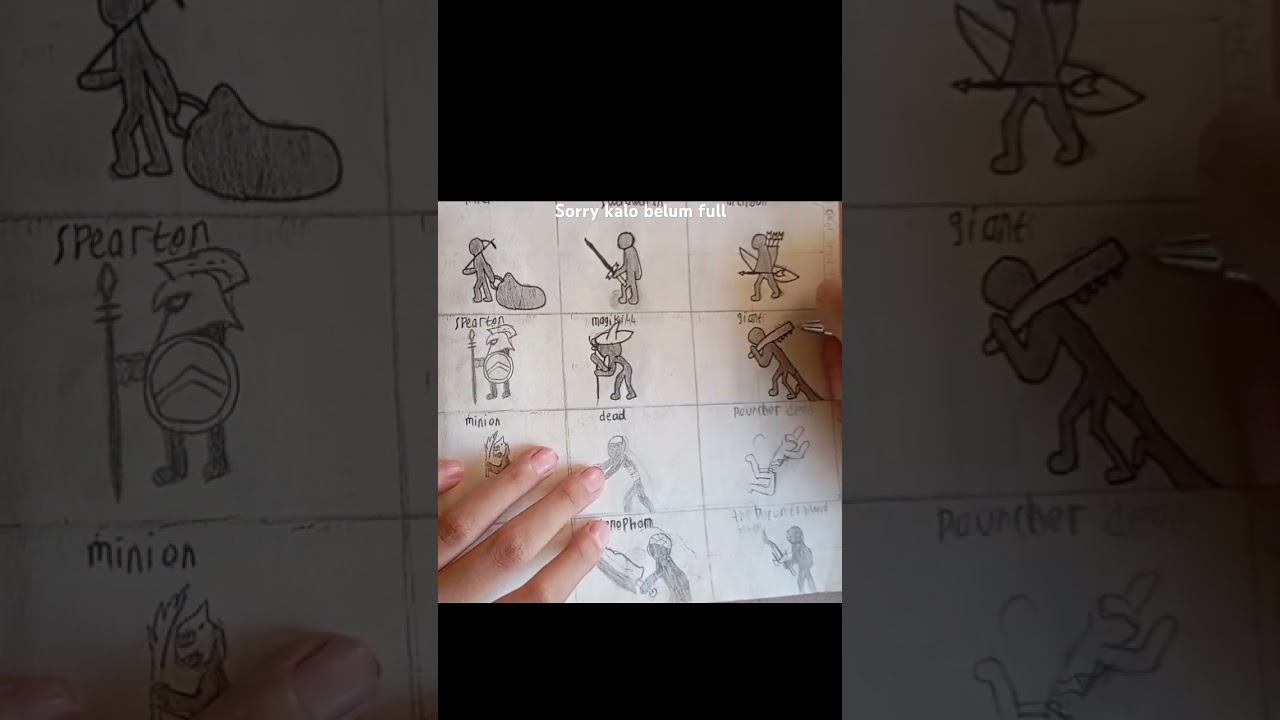 Part 1 stick war legacy and saga units drawing #stickwarlegacy #units #stick war saga