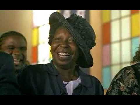 Kingdom Come (2001) theatrical trailer still with the Slocumb family gathered for the funeral